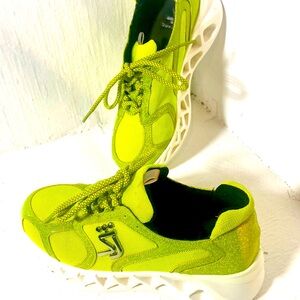 Stylish Shane Justin Lime Green Women's Sneakers